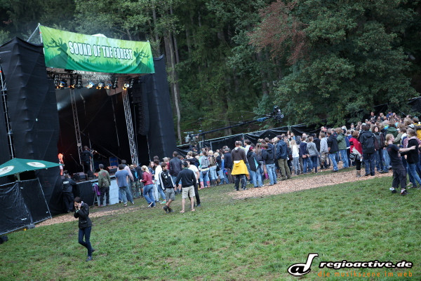 Das Drumherum beim Sound of the Forest 2011